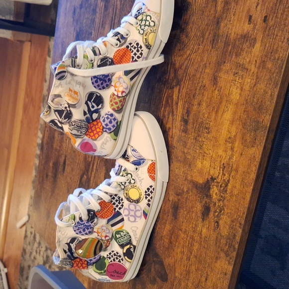 Coach sneakers sz 10 - Picture 1 of 4
